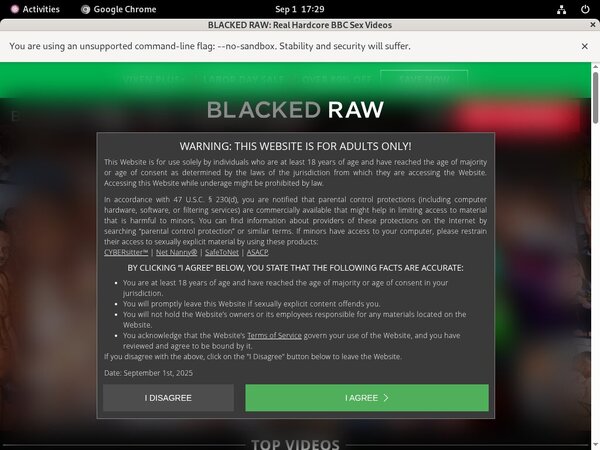 Blacked Raw Trail Membership