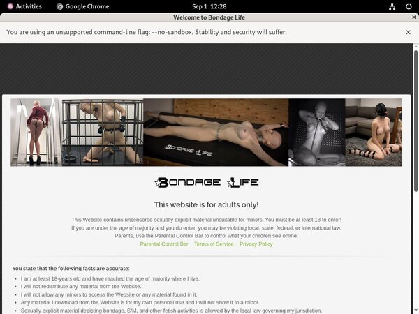 Bondage Life Trial Discount Offer