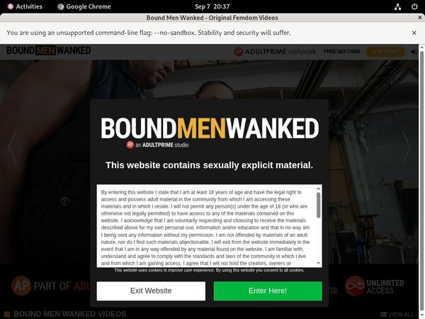 Boundmenwanked.com Free Discount