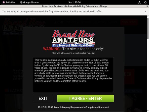 Brandnewamateurs.com Account Discount