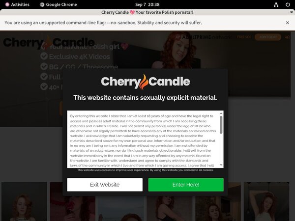 Cherry Candle Porn Site