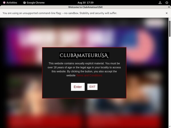 Club Amateur USA Premium Password