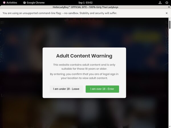 Cracked Helloladyboy.com Account