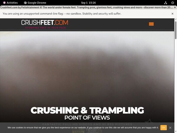 Crush Feet Site Discount