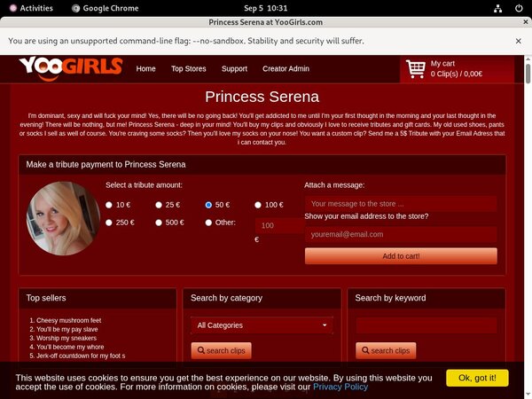 Discount Pass Princess Serena