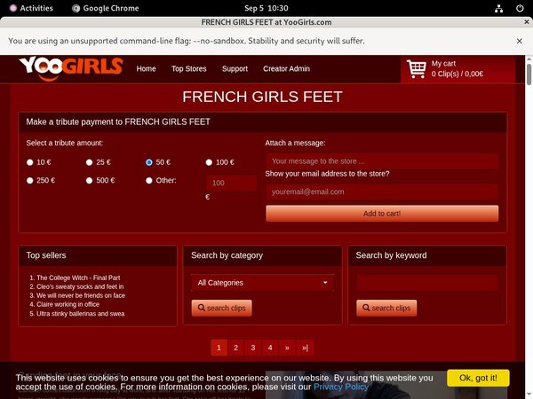 FRENCHGIRLSFEET Limited Time Offer