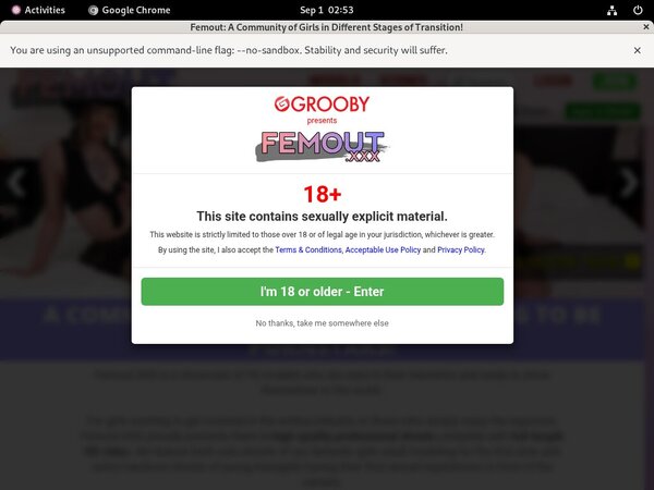 Femout XXX Discount Account