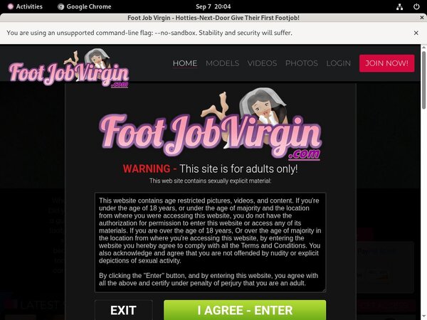 Foot Job Virgin Images