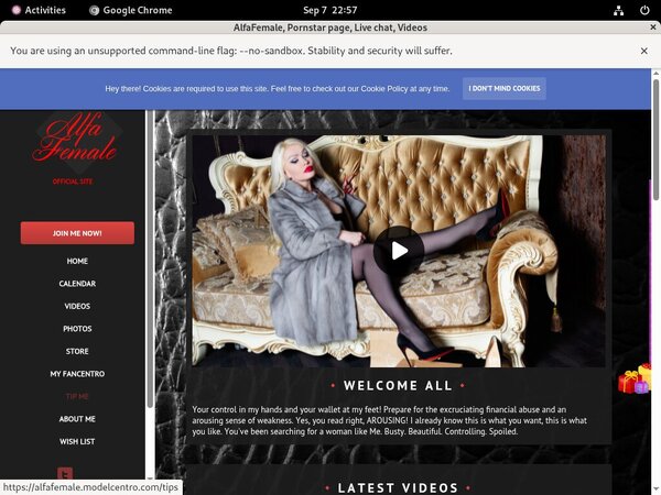 Free Alfafemale.modelcentro.com Passwords 2018