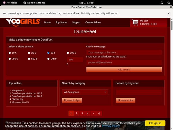 Free Dunefeet Scenes