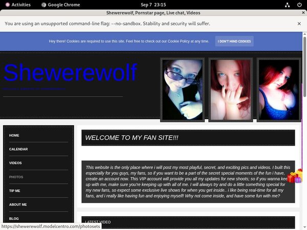 Free Shewerewolf.modelcentro.com User And Pass