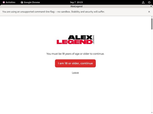 Gay Alex Legend