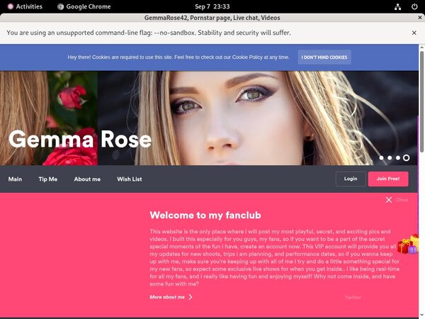 Gemmarose42.modelcentro.com Discount Access