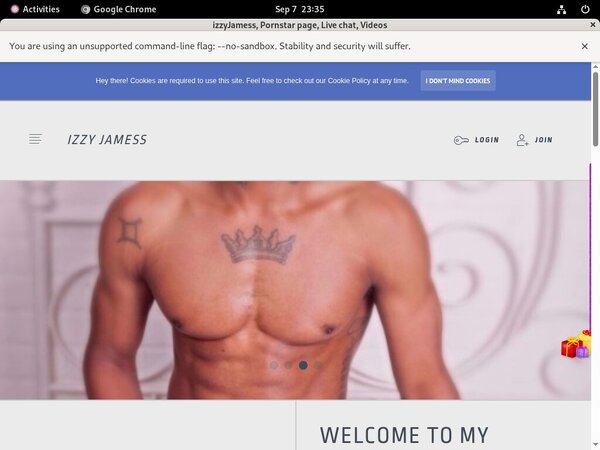 IzzyJamess Free Trial Account