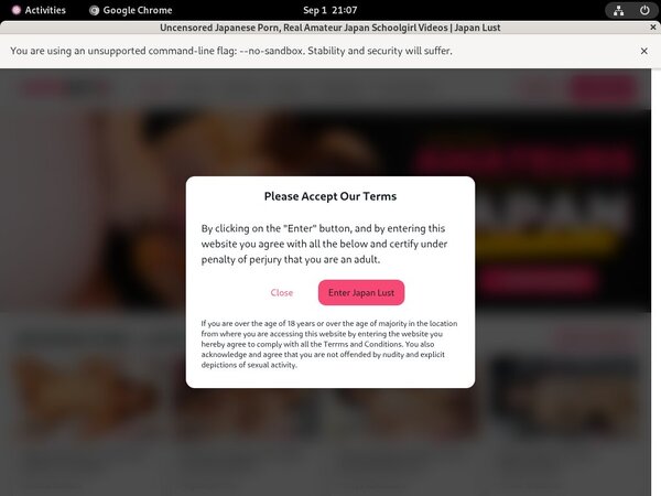 Japan Lust Account Share