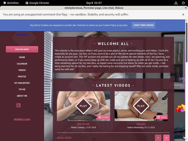 Login Mistydareious