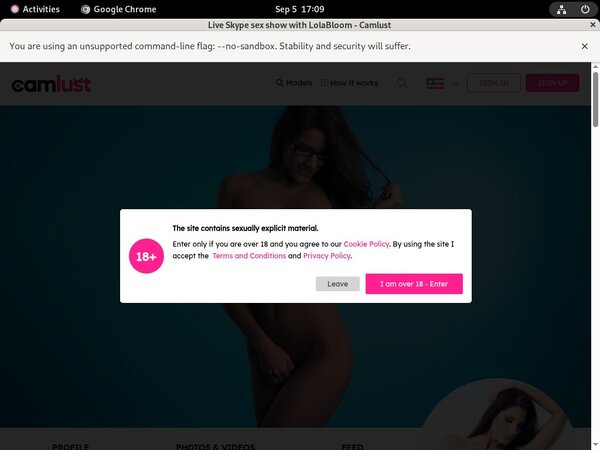 Lola Bloom With No Credit Card