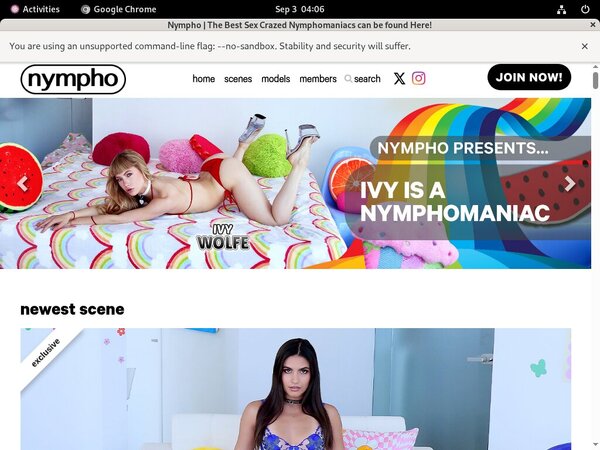 Nympho Exclusive Discount