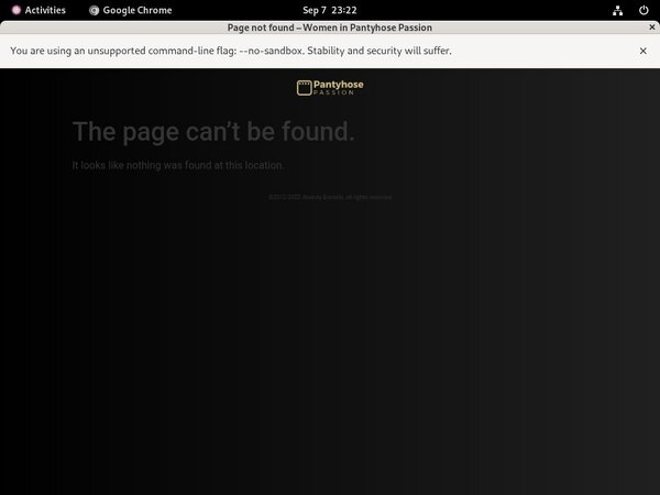 Pantyhose Passion Accounta