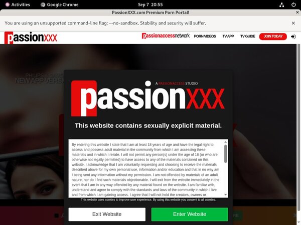 Passion XXX Login Pass