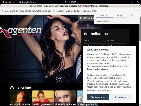 Password Free Lustagenten