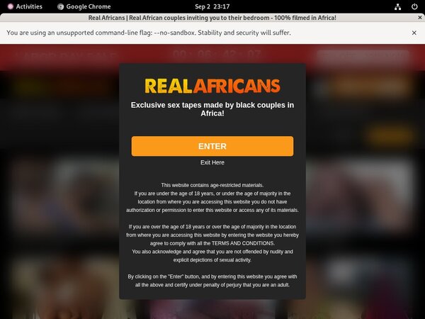 Real Africans Free Account Password