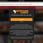 Register Lesbiansafrican