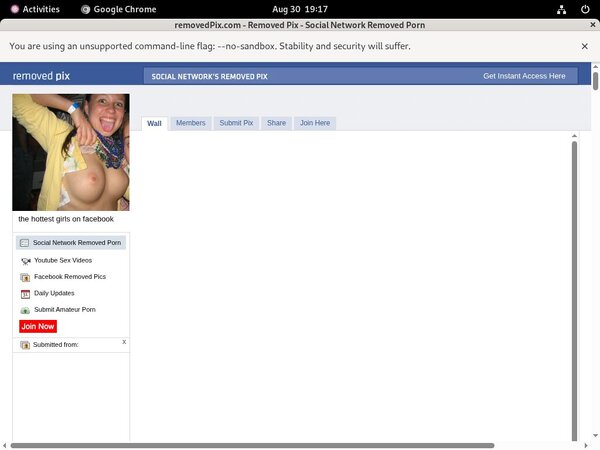 Removed Pix Join Page