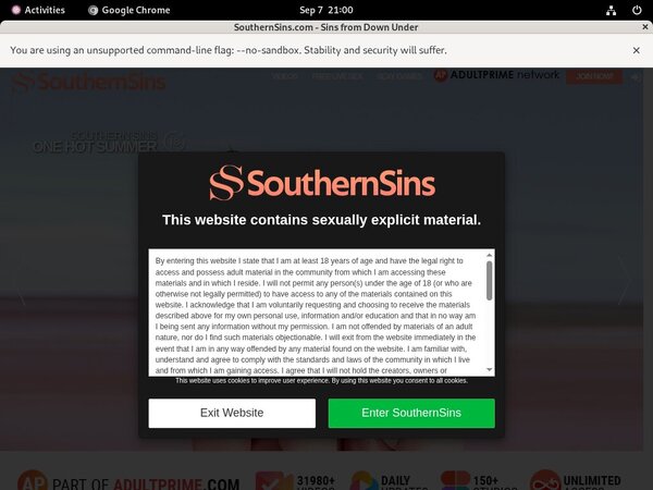 Southernsins On Sale