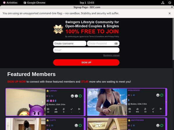 Swingers Date Club Percent Off