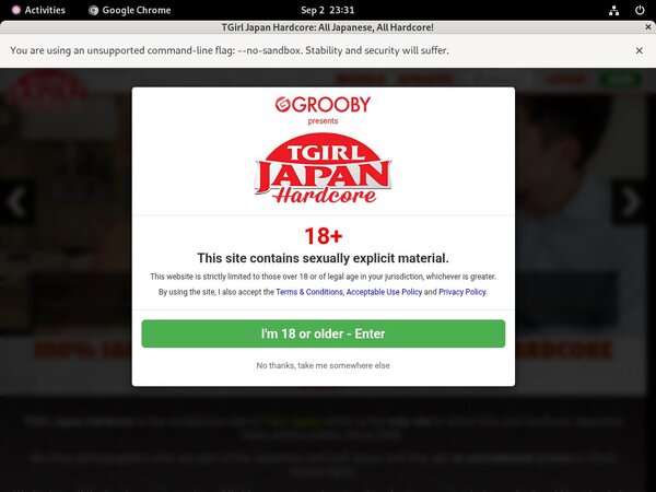 TGirl Japan Hardcore Free Trial Offer