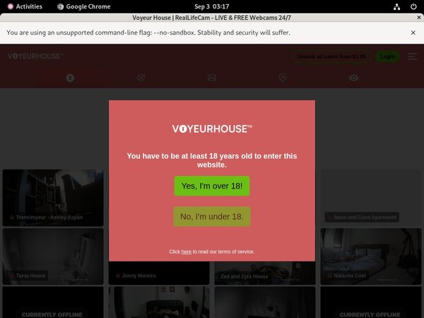 Voyeur House Free Logins 2018