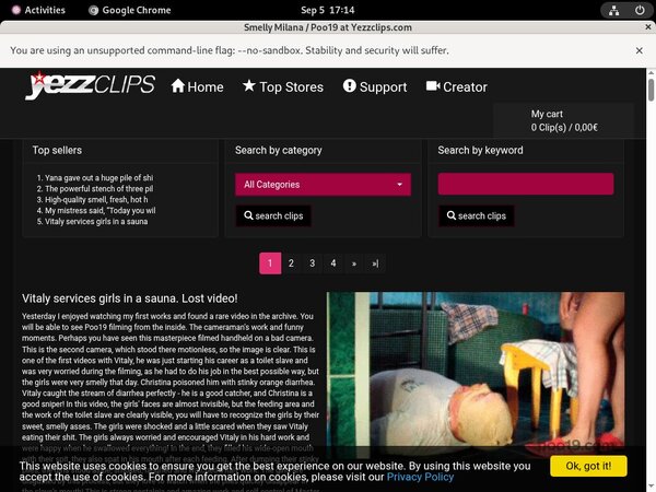 Yezzclips.com Exit Discount