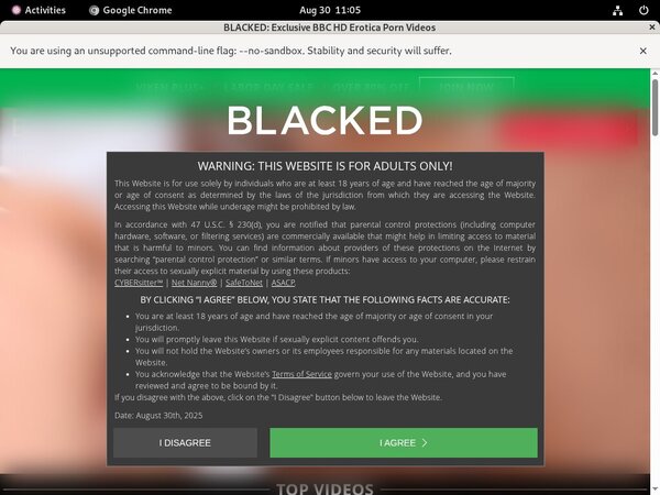 Blacked Free Trial Link
