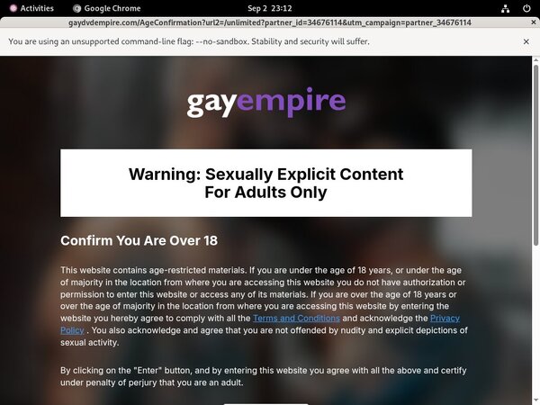 Gay Empire Unlimited Trial Deal
